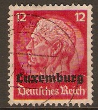 Luxembourg 1940 12pf German Occupation series. SG403.