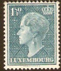 Luxembourg 1948 1f.50 Turquoise-blue. SG519.