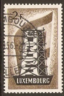 Luxembourg 1956 2f Europa Stamp. SG609. - Click Image to Close