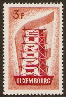 Luxembourg 1956 3f Europa Stamp. SG610.