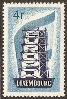 Luxembourg 1956 4f Europa Stamp. SG611. - Click Image to Close
