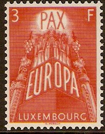 Luxembourg 1957 3f Europa Stamp. SG627.