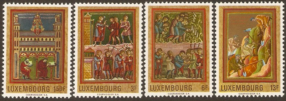 Luxembourg 1971 Medieval Paintings Set. SG868-SG871.