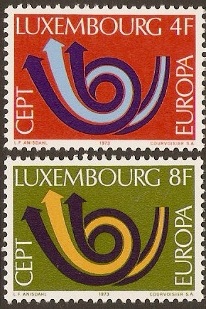 Luxembourg 1973 Europa Stamps. SG906-SG907.