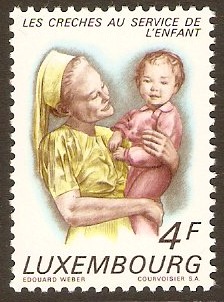 Luxembourg 1973 Nurseries Stamp. SG909.