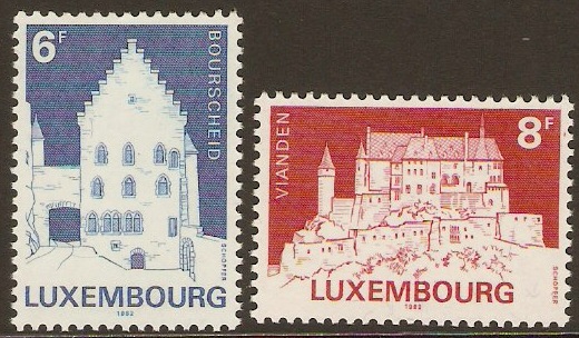Luxembourg 1982 Monuments Set-1st. Series. SG1092-SG1093.