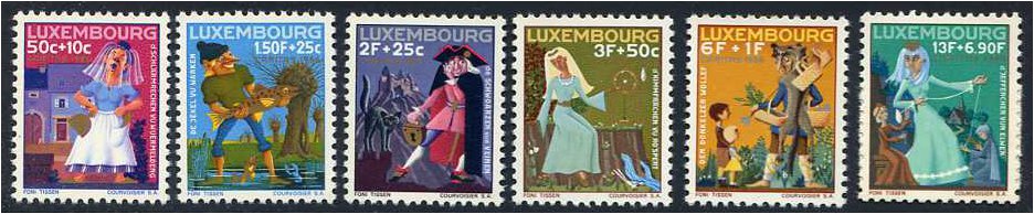 Luxembourg 1966 National Welfare Fund Set. SG790-SG795. - Click Image to Close