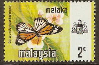 Malacca 1971 2c Butterfly Series. SG71.