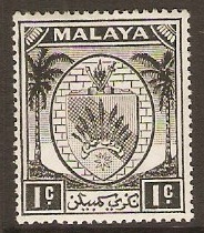 Negri Sembilan 1949 1c Black. SG42.