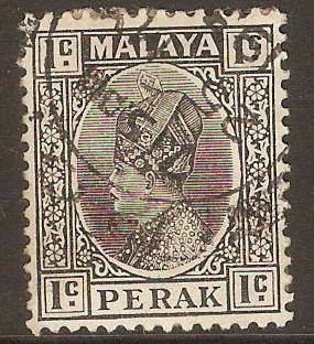 Perak 1935 1c Black. SG88. - Click Image to Close