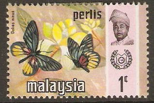 Perlis 1971 1c Butterfly Series. SG48.