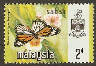 Sabah 1971 2c Butterfly Series. SG433.