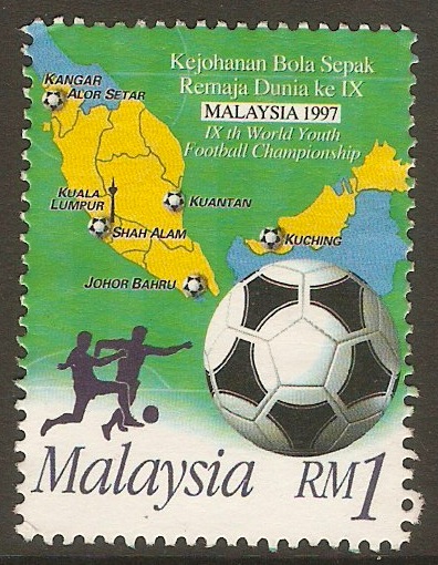 Malaysia 1997 1r Youth Football Championship series. SG651.