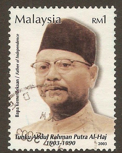 Malaysia 2003 1r First Prime Minister series. SG1127.