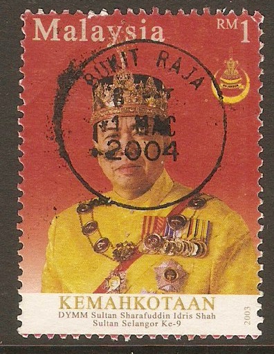 Malaysia 2003 1r Coronation series. SG1132. - Click Image to Close
