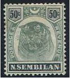 Negri Sembilan 1895 50c. Green and Black. SG14.