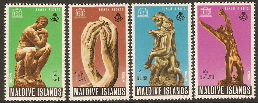 Maldives 1969 Human Rights Set. SG300-SG303.