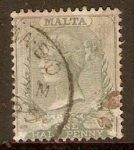 Malta 1885 d Green. SG20.