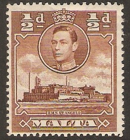 Malta 1938 d Red-brown. SG218a.