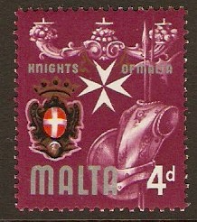 Malta 1965 Knights of Malta Stamp. SG336.