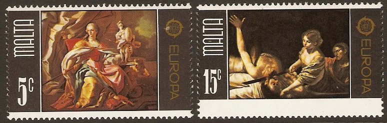 Malta 1975 Europa Stamps. SG543-SG544.