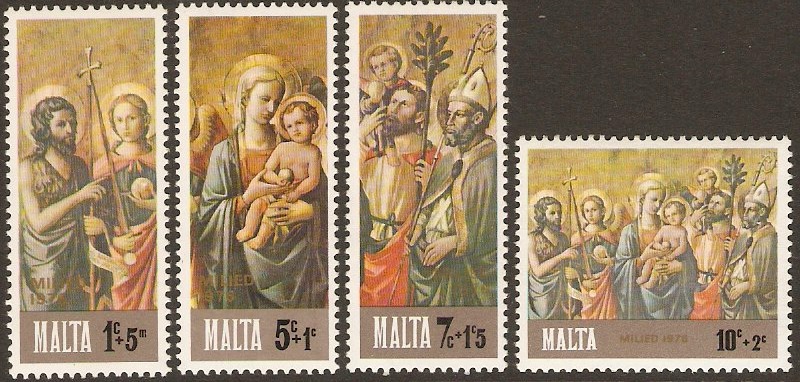 Malta 1976 Christmas Stamps. SG568-SG571.