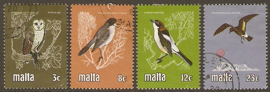 Malta 1981 Birds Stamps Set. SG655-SG658.