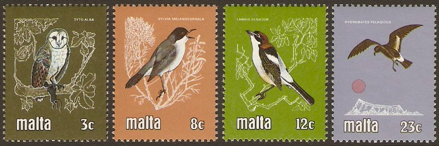 Malta 1981 Birds Set. SG655-SG658.
