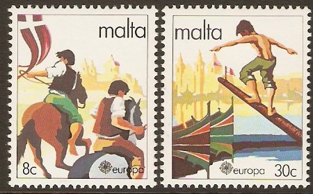 Malta 1981 Europa Stamps. SG659-SG660.