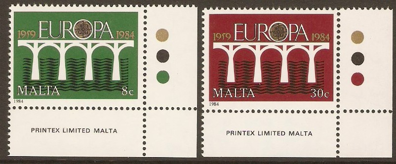 Malta 1984 Europa Set. SG736-SG737.