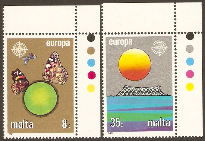 Malta 1986 Europa Set. SG779-SG780.