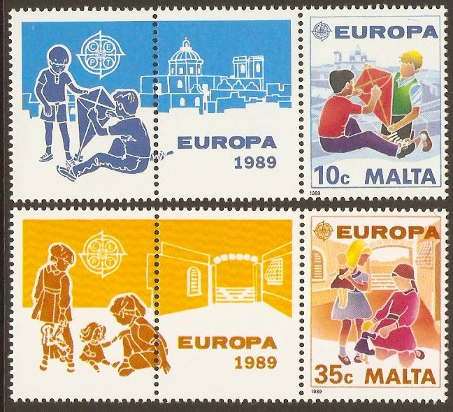 Malta 1989 Europa Set. SG849-SG850.
