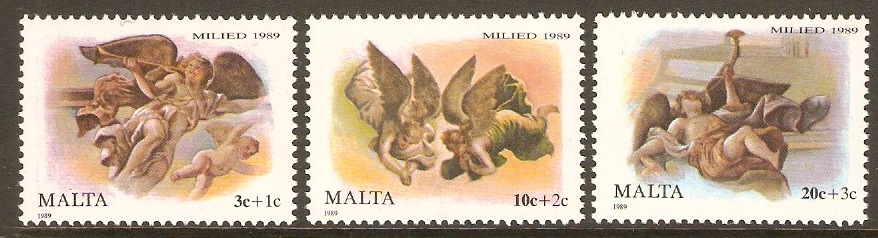 Malta 1989 Christmas Set. SG860-SG862.
