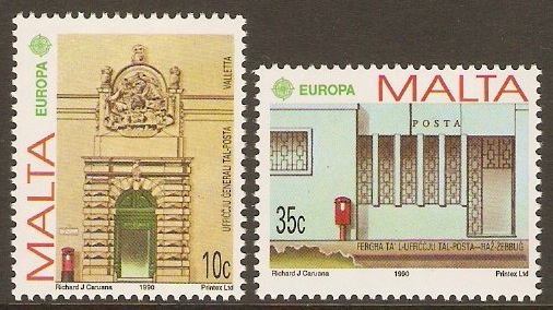 Malta 1990 Europa Set. SG864-SG865.