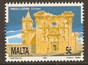 Malta 1991 5c National Heritage Series. SG909. - Click Image to Close