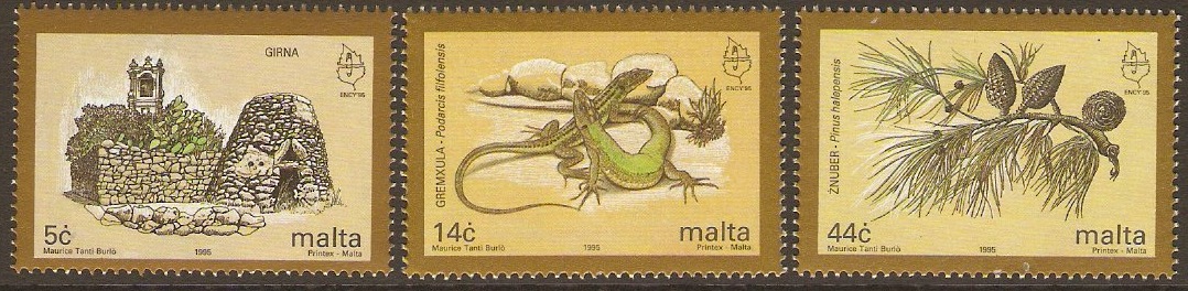 Malta 1995 Nature Conservation Set. SG997-SG999.