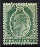 Malta 1904 d. Green. SG47.