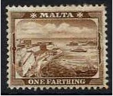 Malta 1904 d. Brown. SG45.