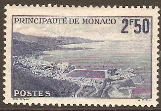 Monaco 1939 2f.50 deep blue. SG188.