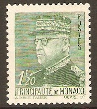 Monaco 1941 1f.20 Green. SG232.