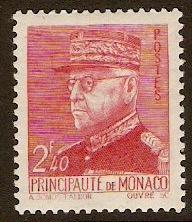 Monaco 1941 2f.40 Carmine. SG236.
