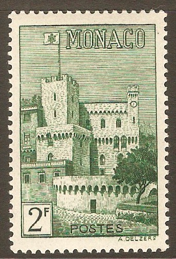 Monaco 1941 2f Emerald. SG261.