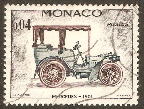 Monaco 1961 4c Mercedes. SG707.