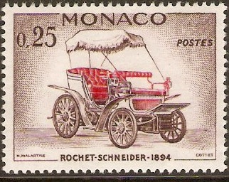 Monaco 1961 25c Rochet-Schneider. SG712.