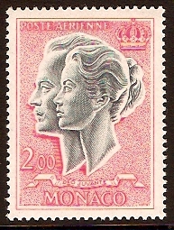 Monaco 1966 2f slate and rose. SG858.