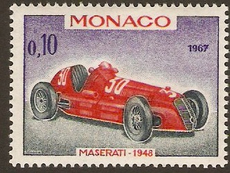 Monaco 1967 10c Grand Prix Series. SG871.