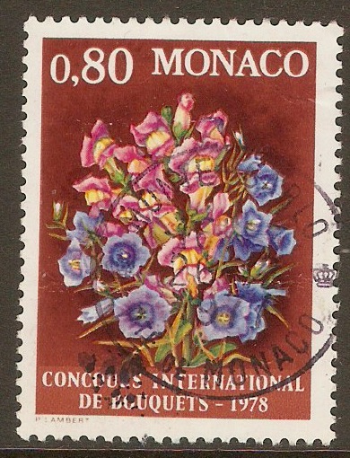 Monaco 1977 80c Monte Carlo Flower Show series. SG1316.