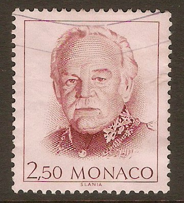 Monaco 1989 2f.50 Prince Rainier Definitive series. SG1916.
