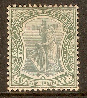 Montserrat 1904 d Grey-green and green. SG24.