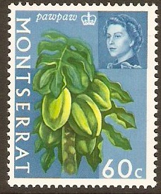 Montserrat 1965 60c Fruits and Vegetables Series. SG173.